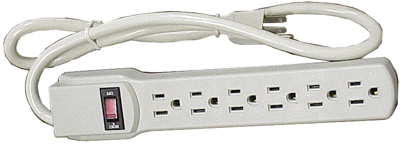 6 Outlet Power Strip/Surge Protector JOUT-90J-Tools-Various-Jayso Electronics