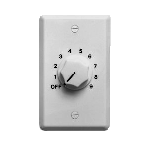 70/25W In-Wall Volume Control, White WAT10W-Amplifiers & PA Systems-Various-Jayso Electronics