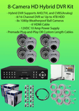 8-Camera 1080p (2MP) HD Hybrid (AHD/TVI/CVBS) DVR Kit-DVR Kit-Jayso Electronics-Jayso Electronics