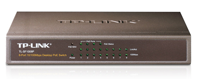 8-Port Desktop Switch with 4-Port PoE, 10/100 Mbps J-SF1008P-Computer & Accessories-Various-Jayso Electronics