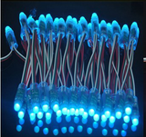 9mm Pixel LED Lights, Single Color, 12 Volt EC-PIXLED-STR-LED Lighting-EC-blue-String of 10-Jayso Electronics