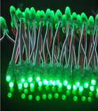 9mm Pixel LED Lights, Single Color, 12 Volt, String of 50 EC-PIXLED-BRD-LED Lighting-EC-green-Jayso Electronics