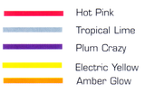 Color Overlay Tape For Electro-Luminescent Pinstriping JCA-350XCL