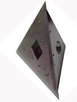 Corner Mount Security Camera Enclosure - Indoor Stainless Steel JCM-666-Security Cameras & Recorders-Applecore-Default-Jayso Electronics