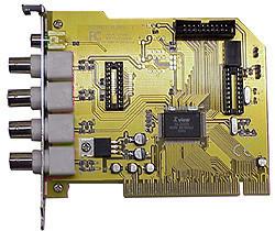 DigiVue 4-Channel PCI DVR Card Digital Multiplex 60fps MPEG4 Video Recording With Audio EDV-XV425-Security Cameras & Recorders-EC-Jayso Electronics