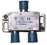 High Quality Signal Splitter/Combiner, 1000 MHz, Coaxial, TV/FM Radio ES-X-Antennas-EC-2-Jayso Electronics