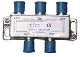 High Quality Signal Splitter/Combiner, 1000 MHz, Coaxial, TV/FM Radio ES-X-Antennas-EC-4-Jayso Electronics