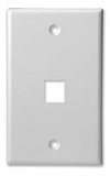 Keystone Outlet Plate - One Port, Flush Mount KWP-Network & Computing-Various-One-Jayso Electronics