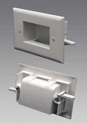 Low Voltage Cable Plate - Slim Fit, Easy Mount, Recessed JLVP-009-Home Theater & Audio-Various-Default-Jayso Electronics