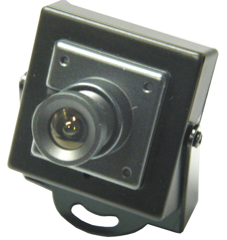 Super-Mini Color Camera With 1/4" CCD, Built-In 3.6mm Lens, & Bracket EC-594S-Security Cameras & Recorders-EC-Jayso Electronics