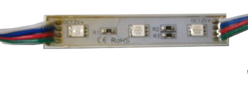RGB Sign/Display Module Mini LED Striplight, 20 Strip Block, Super Bright, EC-SLED-3LRGB