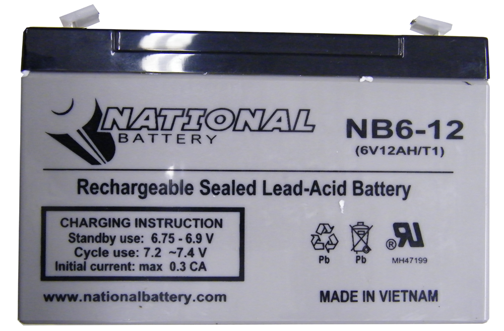 Replacement Battery For Emergency Lights JRB-6V-12A-Emergency Lighting-Various-Default-Jayso Electronics