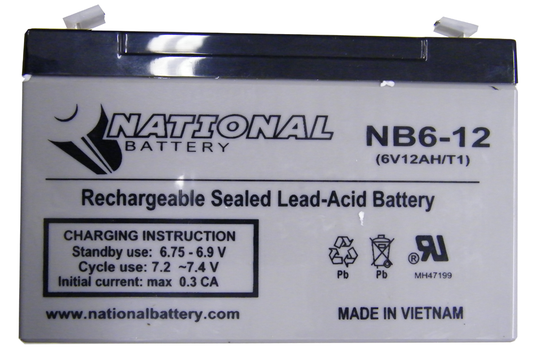 Replacement Battery For Emergency Lights JRB-6V-12A-Emergency Lighting-Various-Default-Jayso Electronics