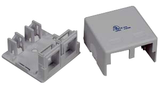 Surface Mount Keystone Housing, Cat-5E JSMKH-Network & Computing-Various-Dual-Jayso Electronics