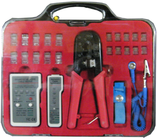 Telecommunication Tool Kit w/ Crimper & Wiring Tester JTK-1015EK