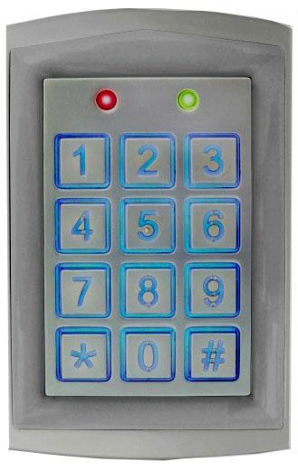 Weatherproof Backlit Surface Mount Keypad  w/ Prox Reader JSK-1323-SPQ