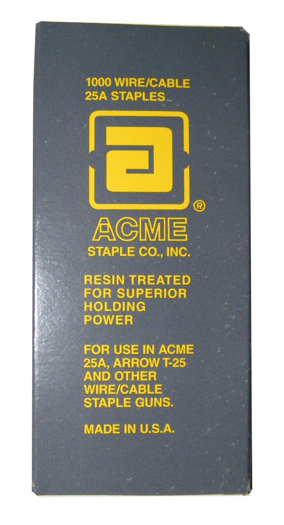 Acme Staples 1/4"x9/16" Box of 1,000 S25A916/1000-Tools-Acme-Jayso Electronics