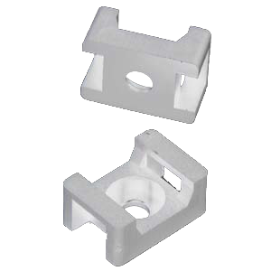 Cable Tie Mounts - Pack of 8 White JCTM-S22MW/8-Wire & Cable-Various-Jayso Electronics