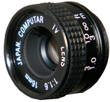 Computar CCTV Lens, 16mm, No Iris, CS Mount JVL-1616NI-Security Cameras & Recorders-Various-Jayso Electronics