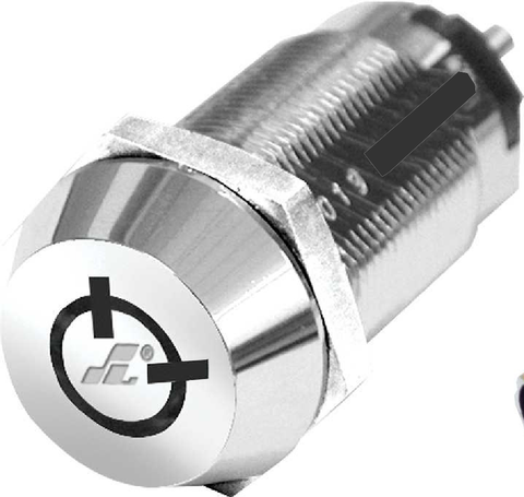 Cylindrical 2A On/Off Keyswitch With Solder Terminals JKS-090