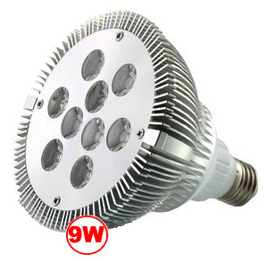 Dimmable 9 Watt LED PAR 38 Reflector Floodlight JE-PARLED9W-LED Lighting-Jayso Electronics-Jayso Electronics