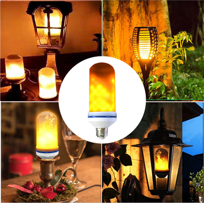 Dynamic Flame Effect LED Bulb JLED-FLAME1-LED Lighting-Jayso Electronics-Jayso Electronics