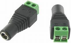 Female DC Power Connector with Screw Terminals JPTB-21DCF-Batteries, Power Supplies, & Transformers-Various-Jayso Electronics