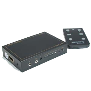 HDMI Remote Controlled 4-Way Video Switcher JAC-HDMI4-Home Theater & Audio-Various-Jayso Electronics