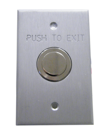 Heavy Duty High Traffic Single Gang Mount Push To Exit Switch JLF-1077-Access Controls-Sibih Security-Jayso Electronics