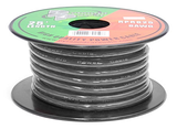 Heavy Gauge PVC Jacket Power Hook-Up Wire JPW-OFC-Wire & Cable-Various-25 Ft-Black-8 Gauge-Jayso Electronics