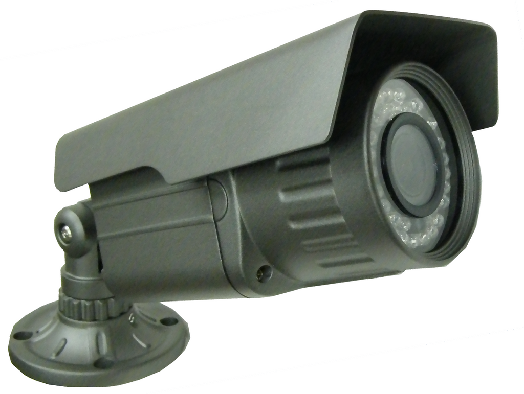 High-Res Bullet Camera w/ Varifocal Lens, IR, Outdoor, Color JVBC-02B-Security Cameras & Recorders-Various-Jayso Electronics