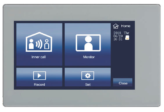 IP Video Entry Intercom Additional 7" Indoor Monitor Station ECVI-D700M-2W-IP-Intercom Systems-Various-Jayso Electronics