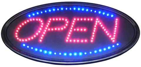 LED Store Open Sign ECLED-OPEN1-LED Lighting-Jayso Electronics-Jayso Electronics