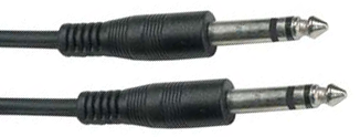 Microphone Cable, 1' Male 1/4" to Male 1/4" JMC-0144-Amplifiers & PA Systems-Various-Jayso Electronics