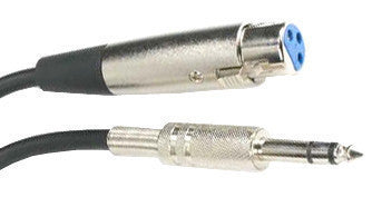 Microphone Cable, 25' Male 1/4" to Female XLR JMC-25XF4-Amplifiers & PA Systems-Various-Jayso Electronics