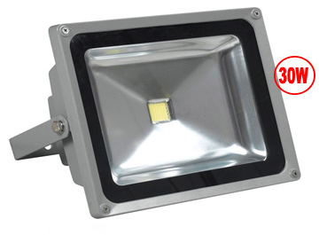Outdoor LED Floodlight, 30 Watt, Sealed, Weatherproof, EC-WPLED-30-LED Lighting-EC-Default-Jayso Electronics