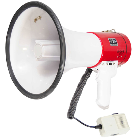 Pro Piezo Dynamic Megaphone with USB Function PMP58U-Amplifiers & PA Systems-Pyle-Jayso Electronics