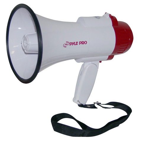 Professional Megaphone/Bullhorn with Voice Function and Siren PMP35R-Amplifiers & PA Systems-Pyle-Jayso Electronics