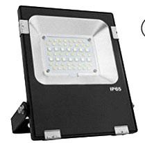 RGB LED Flood Light, 20 Watt, Sealed, Weatherproof, with Wireless RF Remote Control, EC-WPLED-RGB-20