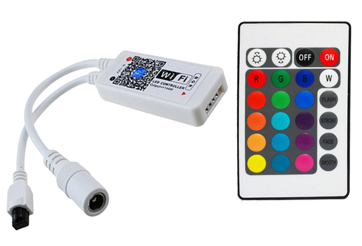 RGB LED Striplight WiFi Controller EC-LED-RGBCTR-WIFI-LED Lighting-Elyssa Corp.-Jayso Electronics