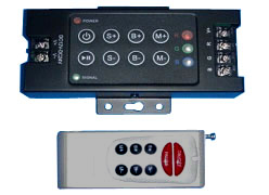 RGB RF Striplight Controller, 8 Key Remote Control, EC-RF-8KEY-LED Lighting-EC-Jayso Electronics