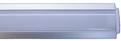 Rigid Light Strip Flush Mounting Molding, Aluminum, with Plastic Diffuser Cover EC-SLED DC3-LED Lighting-EC-Jayso Electronics