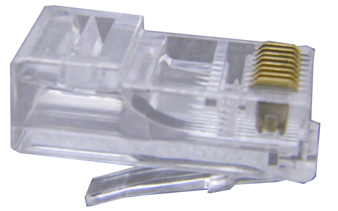 RJ-45 (8PC8) Modular Telephone Connectors Pack of 100 JT4-1948T/100-Tools-Various-Jayso Electronics
