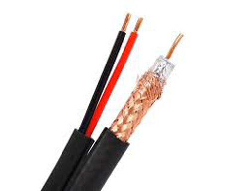 Siamese Video/Power Cable 95% Copper Braid JSC-5918-Wire & Cable-Various-Black-100 Ft-Jayso Electronics
