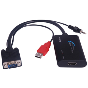 VGA to HDMI Video Converter JCV-VGHD-Computers & Accessories-Various-Jayso Electronics